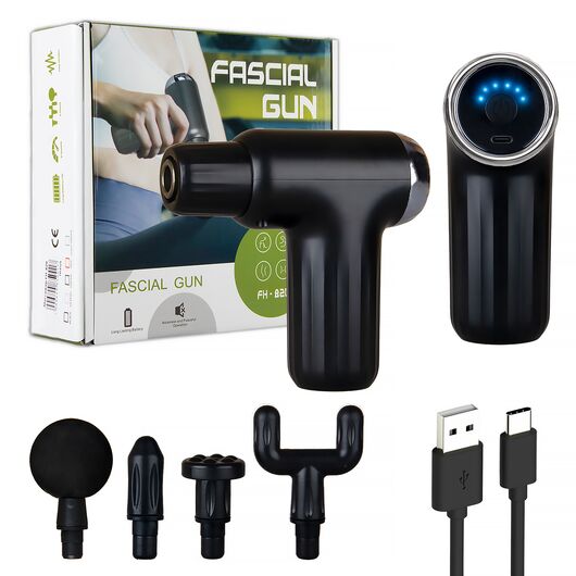 FH-820 Portable Massage Gun with 4 Heads – product image 1