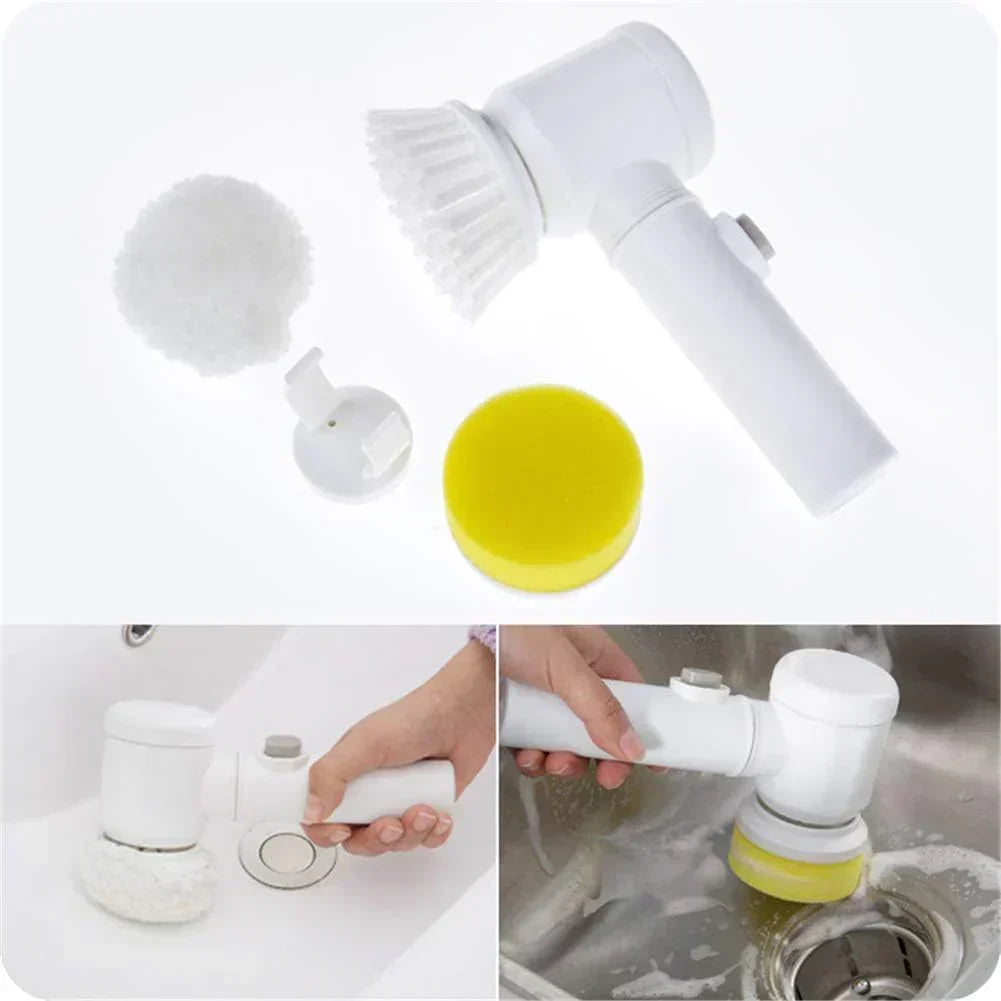 Electric Cleaning Brush with 3 Heads – product image 2