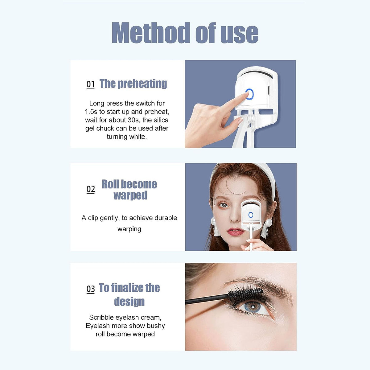 Rechargeable Heated Eyelash Curler – product image 7