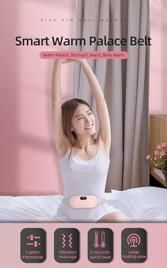 Wearable Heating & Vibration Period Belt – product image 5