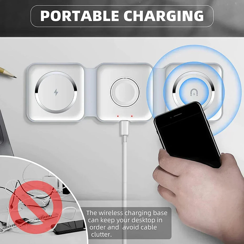3-in-1 Foldable Wireless Charging Pad – Up to 15W – product image 8