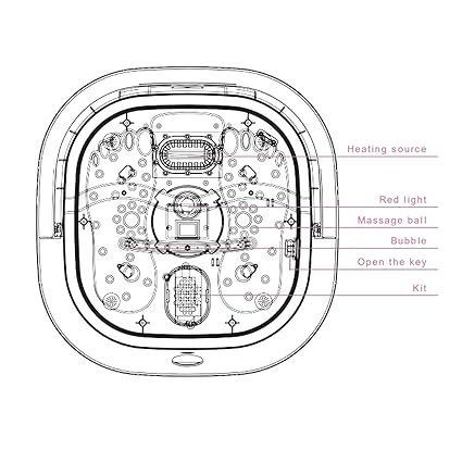 Foldable Electric Foot Spa Massage Bucket – product image 6