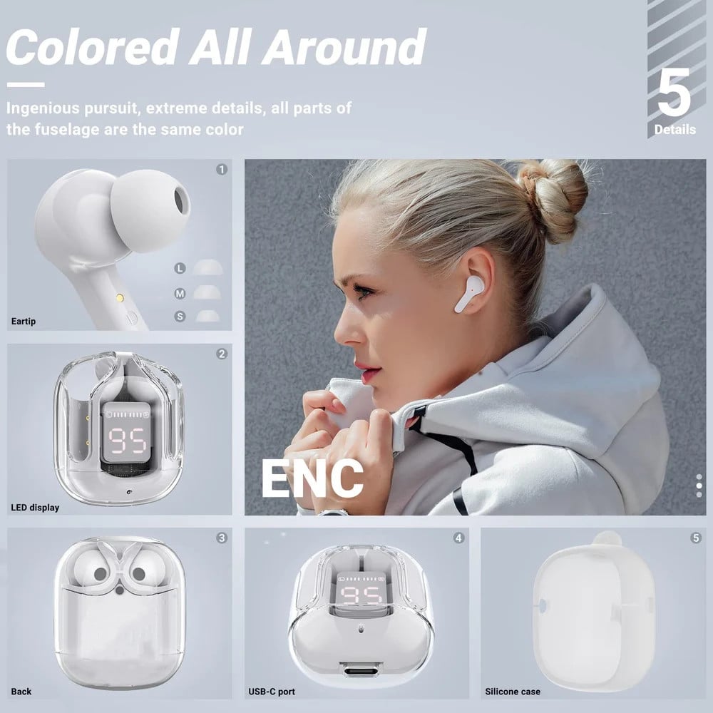 T6 True Wireless Bluetooth Earbuds – product image 11