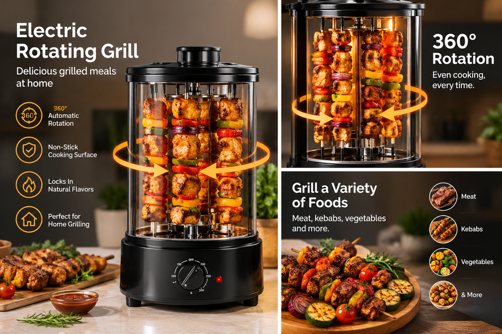 360° Electric Rotating Kebab Grill – product image 4
