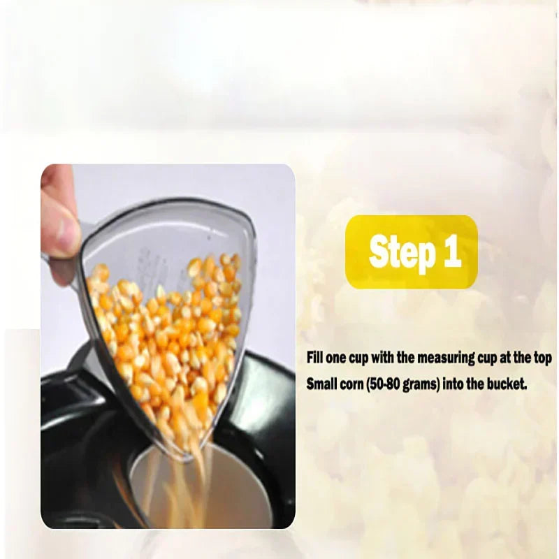 Mini Hot Air Popcorn Maker – product image 3
