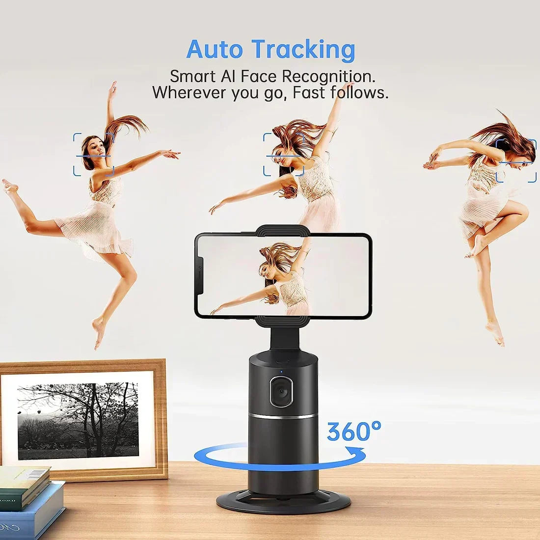 360° Automatic Face-Tracking Phone Holder – product image 2